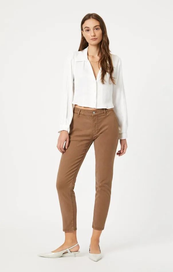 Brooke Slim Chino In Tiger Eye039s Luxe Twill Women Mavi Jeans Pants Brooke Slim Chino In Tiger Eye039s Luxe Twill Women Mavi Jeans Pants