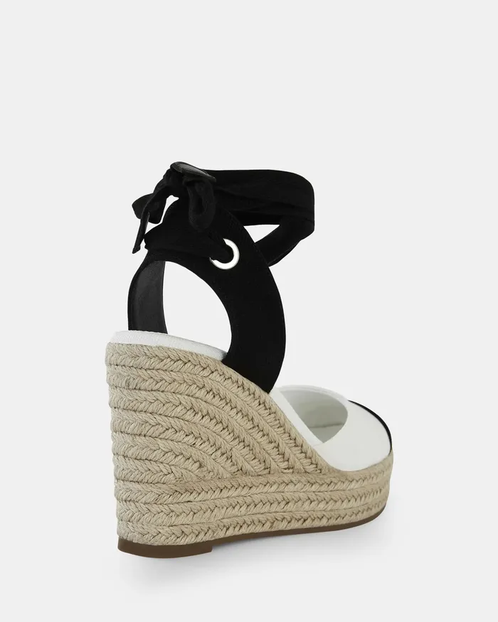 BUENOSAIRES BLACKWHITE Wedges NOVO Shoes Women