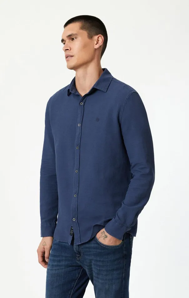 Button UpLong Sleeve Shirt In Spellbound Men Mavi Jeans TShirts Button UpLong Sleeve Shirt In Spellbound Men Mavi Jeans TShirts