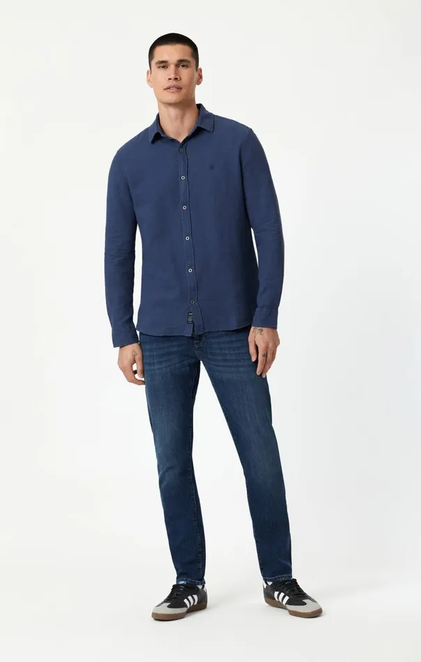 Button UpLong Sleeve Shirt In Spellbound Men Mavi Jeans TShirts Button UpLong Sleeve Shirt In Spellbound Men Mavi Jeans TShirts