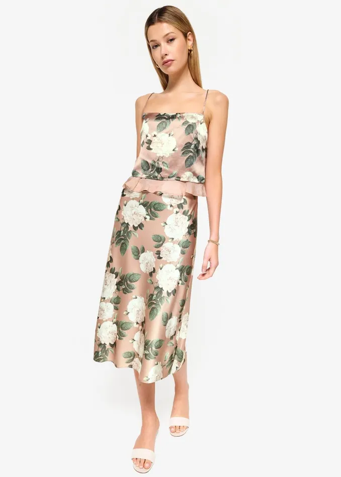 CAMI NYC Camisoles Women Malaga Cropped Camisole Gardenia