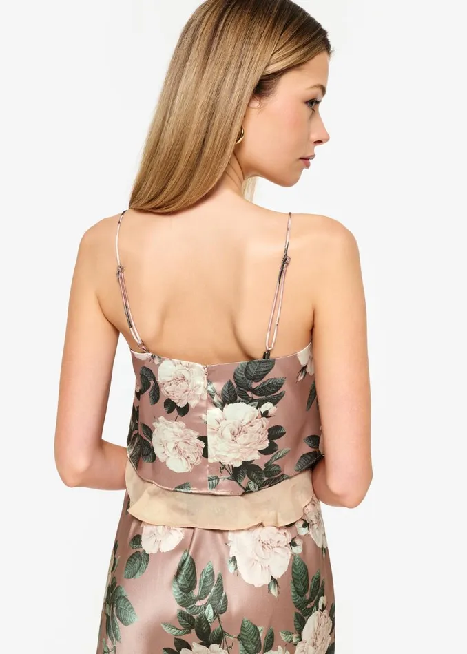 CAMI NYC Camisoles Women Malaga Cropped Camisole Gardenia