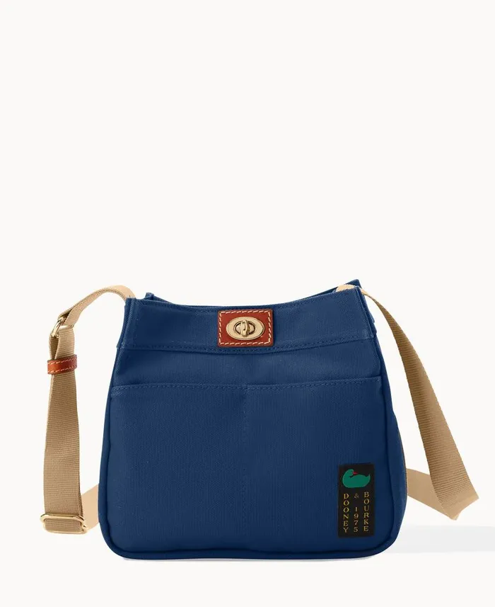 Canvas Crossbody 24 Navy Woman Dooney and Bourke Crossbodies
