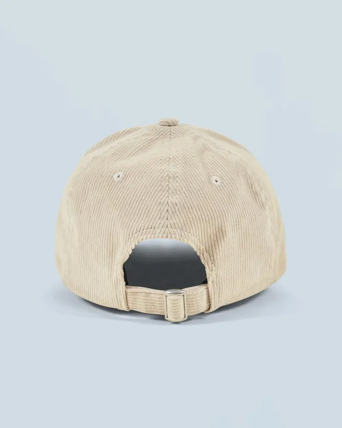 Caps From Future Corduroy Curved Visor Cap Sand