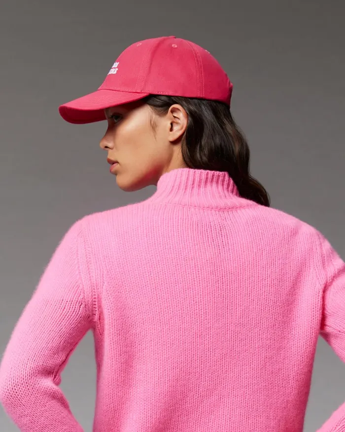 Caps From Future From Future Logo Curved Peak Cap Neon Pink