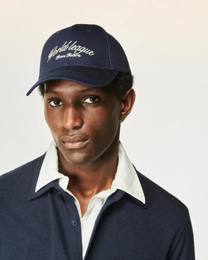 Caps From Future World League Curved Visor Cap Navy