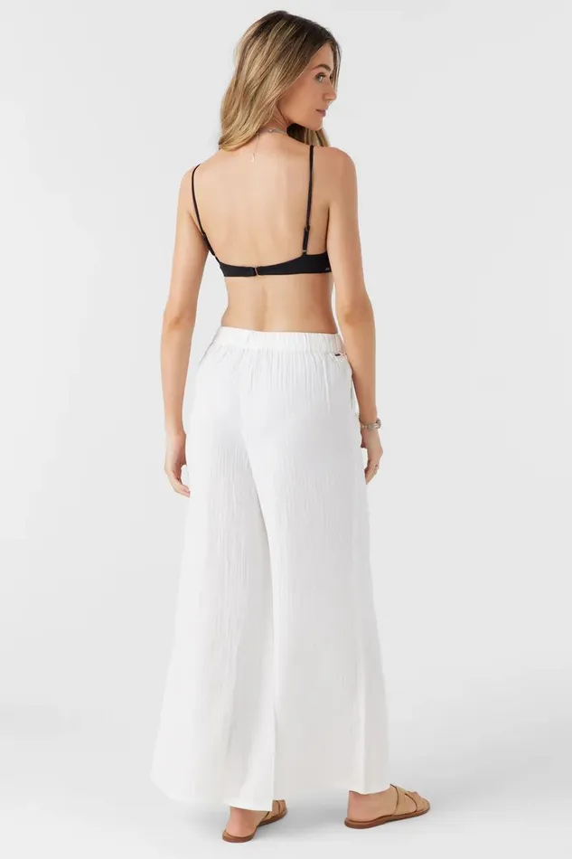 CARALEE DOUBLE GAUZE PANTS White Women O039NEILL Collections
