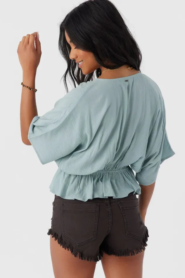 CAREY TOP Silver Blue Women O039NEILL Clothing