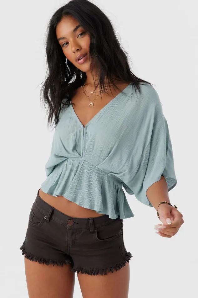 CAREY TOP Silver Blue Women O039NEILL Clothing