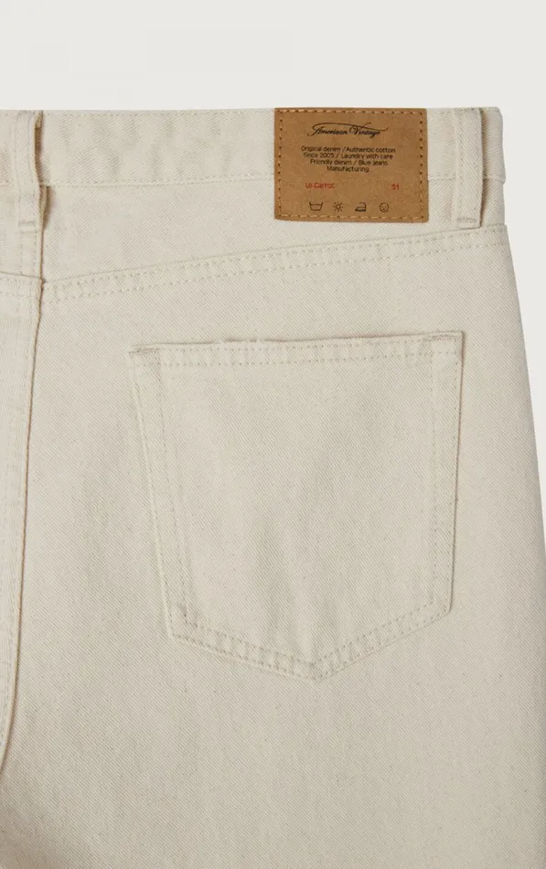 Carrot Jeans Snopdog Ecru Men American Vintage Jeans Carrot Jeans Snopdog Ecru Men American Vintage Jeans
