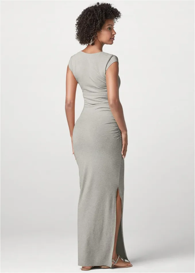 CASUAL MAXI DRESS Heather Grey Women VENUS Maxi Dresses