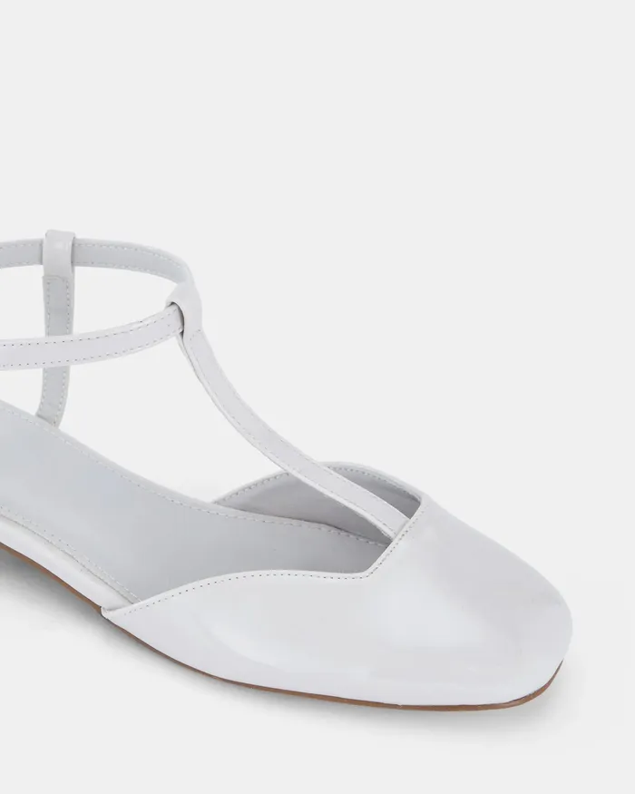 Casuals NOVO Shoes Women CASERTA CREAM PATENT Ballet Flats