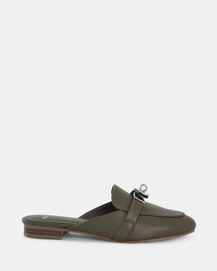 Casuals NOVO Shoes Women CERIGNOLA KHAKI Slip Ons