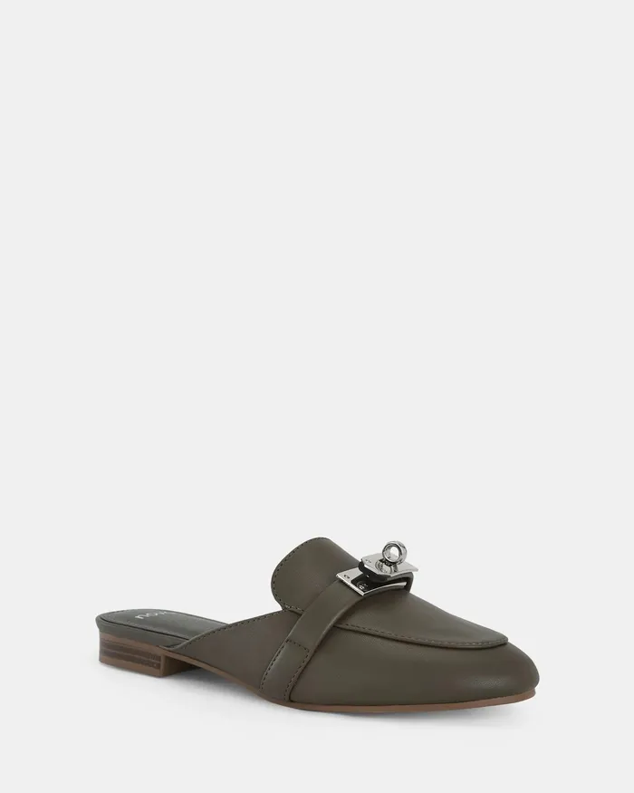 Casuals NOVO Shoes Women CERIGNOLA KHAKI Slip Ons