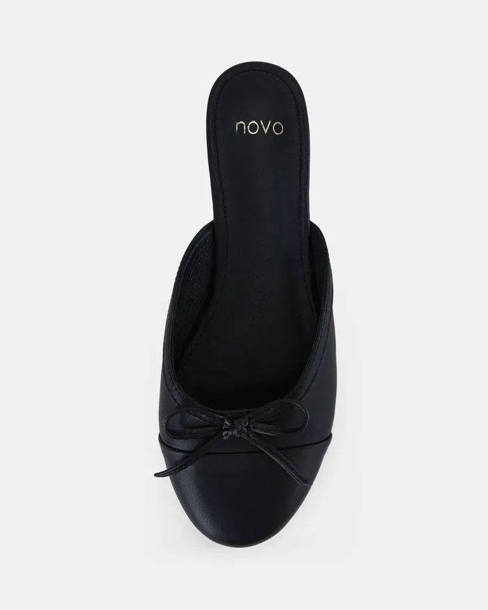 Casuals NOVO Shoes Women CHIETI BLACK Slip Ons