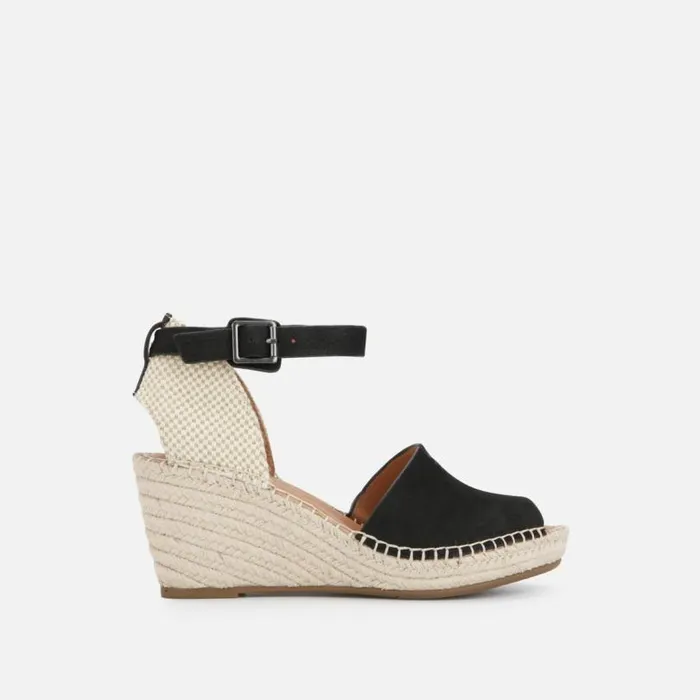 Charli Espadrille Wedge Sandal Black Women Kenneth Cole Gentle Souls
