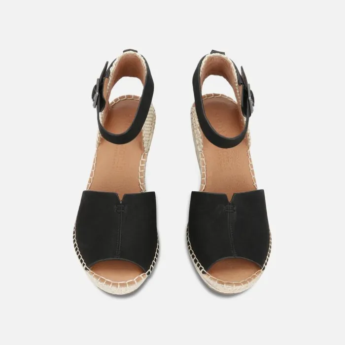 Charli Espadrille Wedge Sandal Black Women Kenneth Cole Gentle Souls