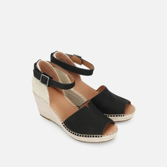 Charli Espadrille Wedge Sandal Black Women Kenneth Cole Gentle Souls