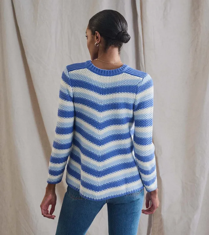 Chevron Swing Sweater 8211 Navy Blue Hatley