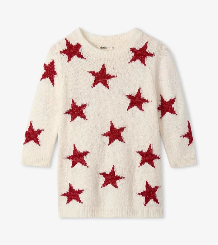 Christmas Stars Sweater Dress Hatley