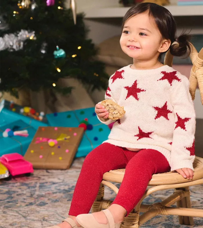 Christmas Stars Sweater Dress Hatley