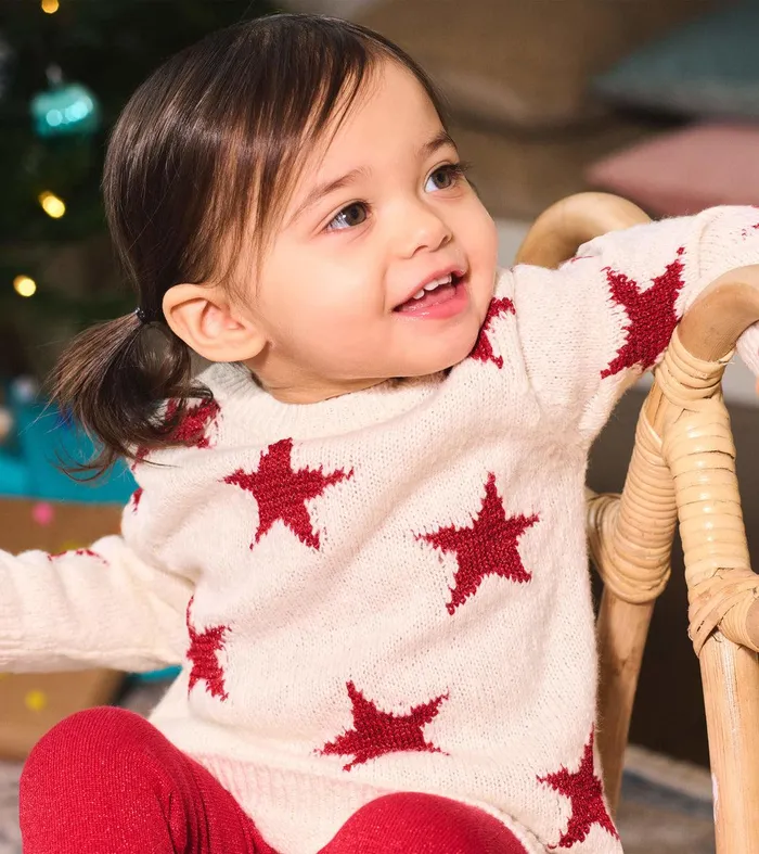 Christmas Stars Sweater Dress Hatley