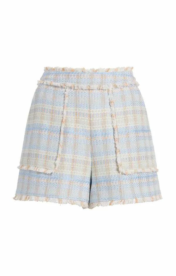 Cinq Sept Boxweave Allen Short Skylight Women Shorts