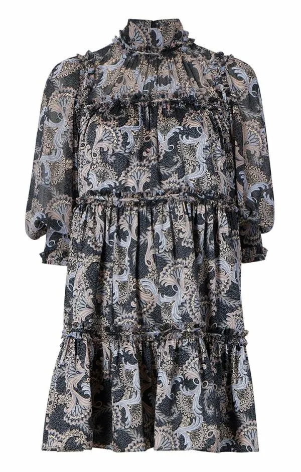 Cinq Sept Brady Dress Raven Multi Women Mini