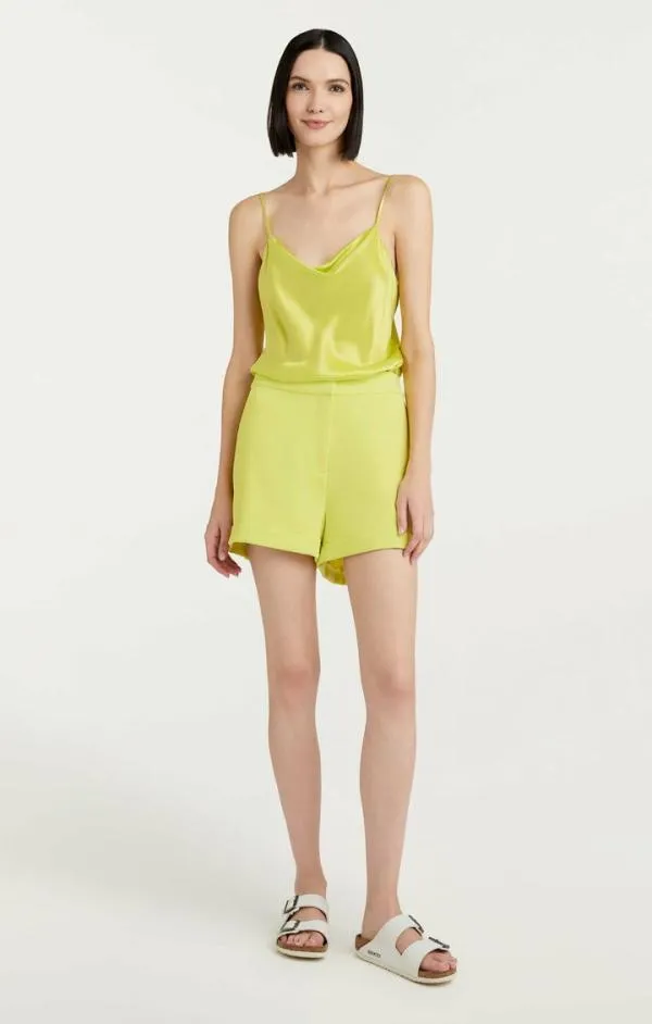 Cinq Sept Crepe Elaine Short Key Lime Women Shorts