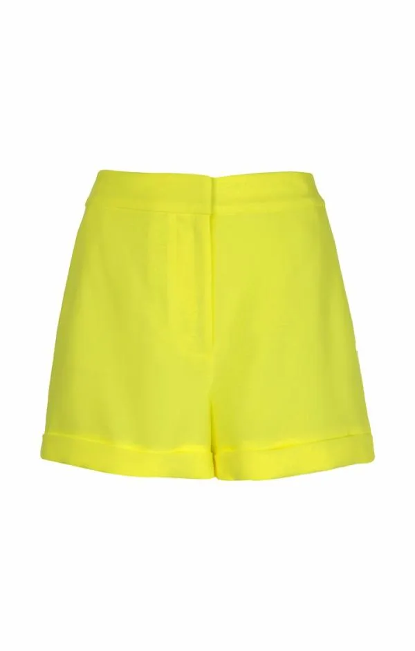 Cinq Sept Crepe Elaine Short Key Lime Women Shorts