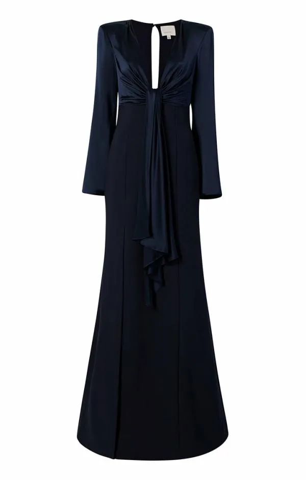 Cinq Sept Julianne Gown Navy Women Cocktail and Evening
