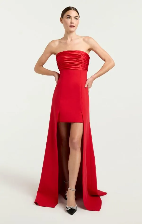 Cinq Sept Lorella Gown Scarlet Women Cocktail and Evening