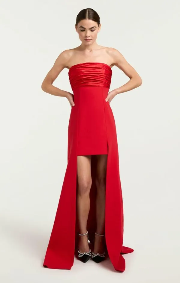 Cinq Sept Lorella Gown Scarlet Women Cocktail and Evening