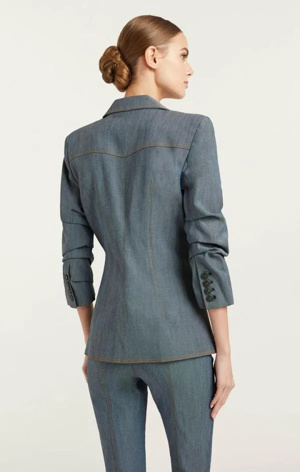 Cinq Sept Louisa Blazer Light Indigo Women Blazers