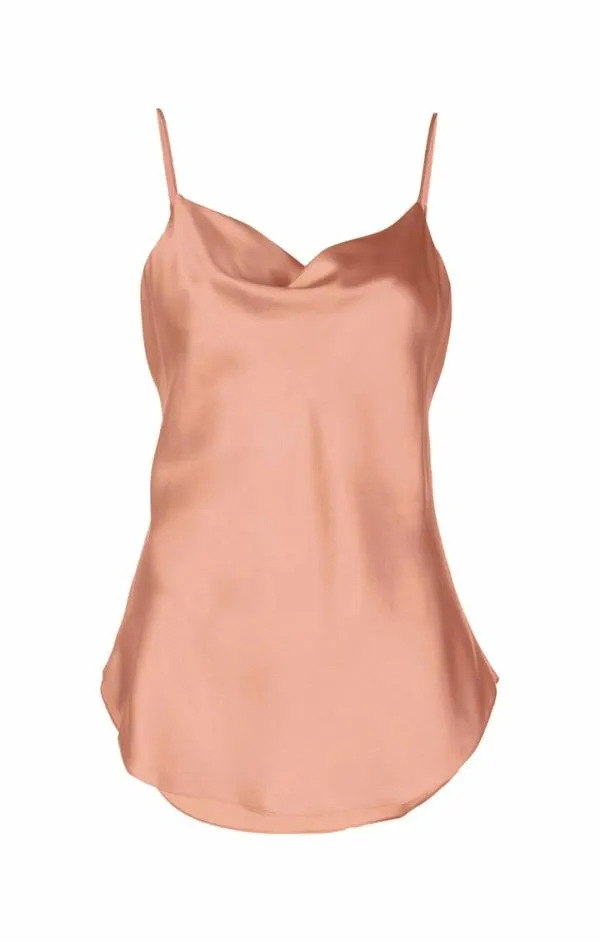 Cinq Sept Marta Cami Copper Women Tank Tops and Camisoles