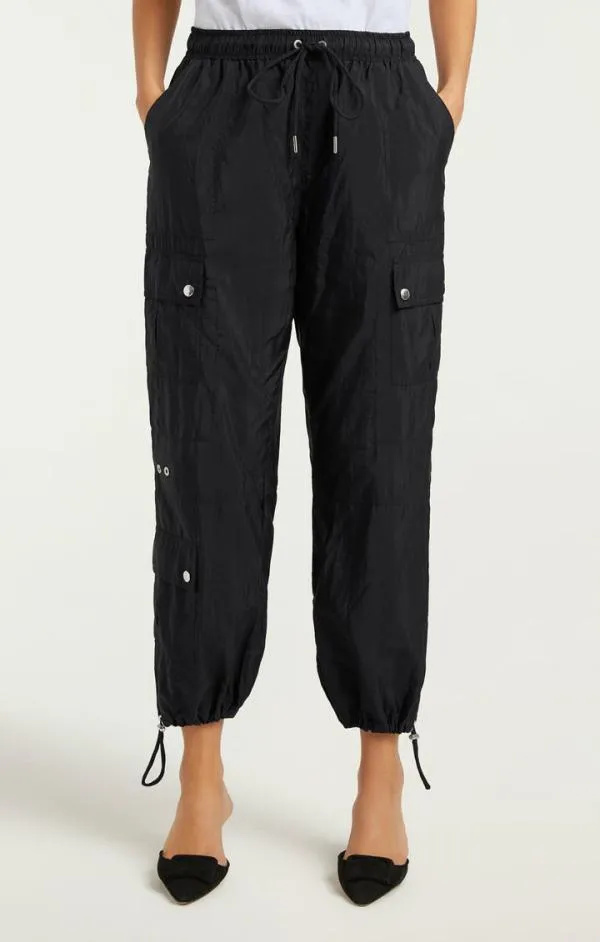 Cinq Sept Nitsan Parachute Pant Black Women Pants
