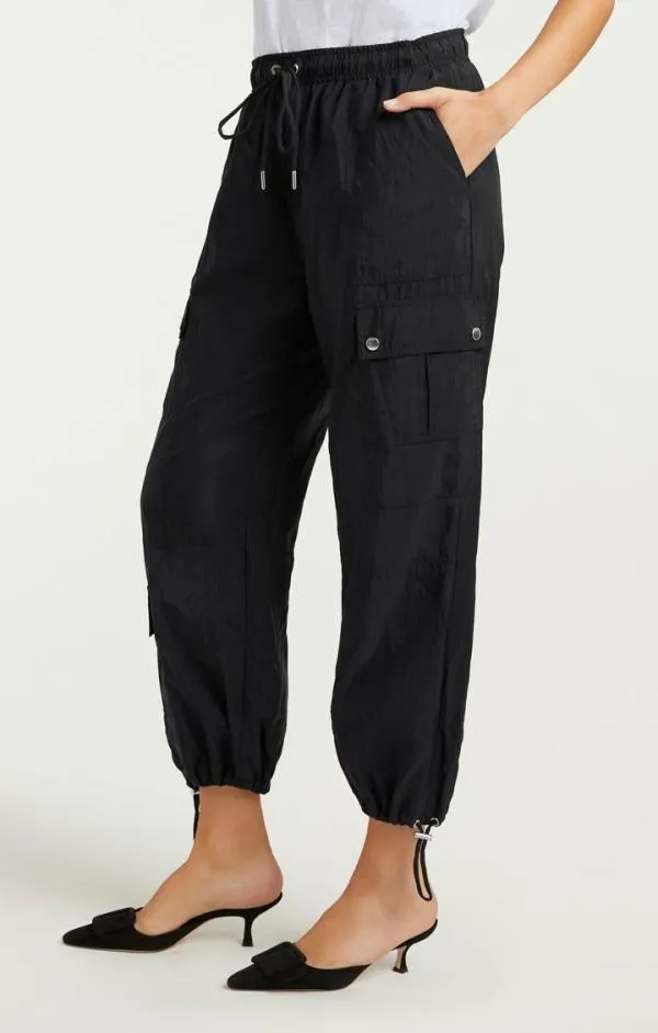 Cinq Sept Nitsan Parachute Pant Black Women Pants