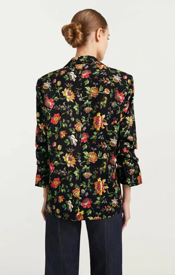 Cinq Sept Provence Kylie Blazer Black Multi Women Blazers