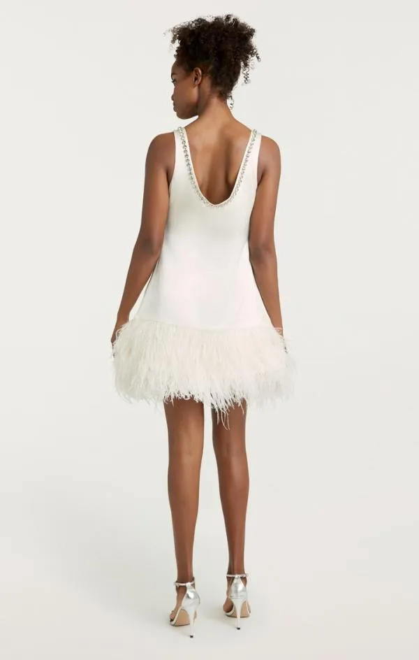 Cinq Sept Raveena Dress Ivory Women Mini