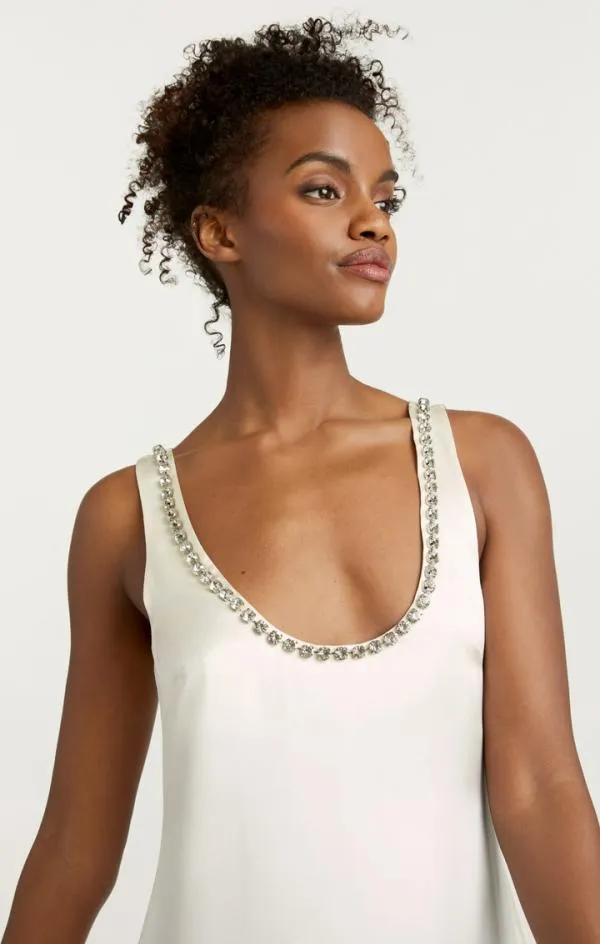 Cinq Sept Raveena Dress Ivory Women Mini
