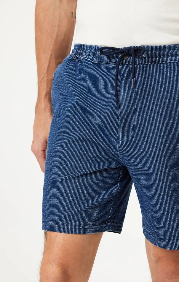 Clint Jogger Shorts In Dark Stripe Athletic Men Mavi Jeans Shorts Clint Jogger Shorts In Dark Stripe Athletic Men Mavi Jeans Shorts