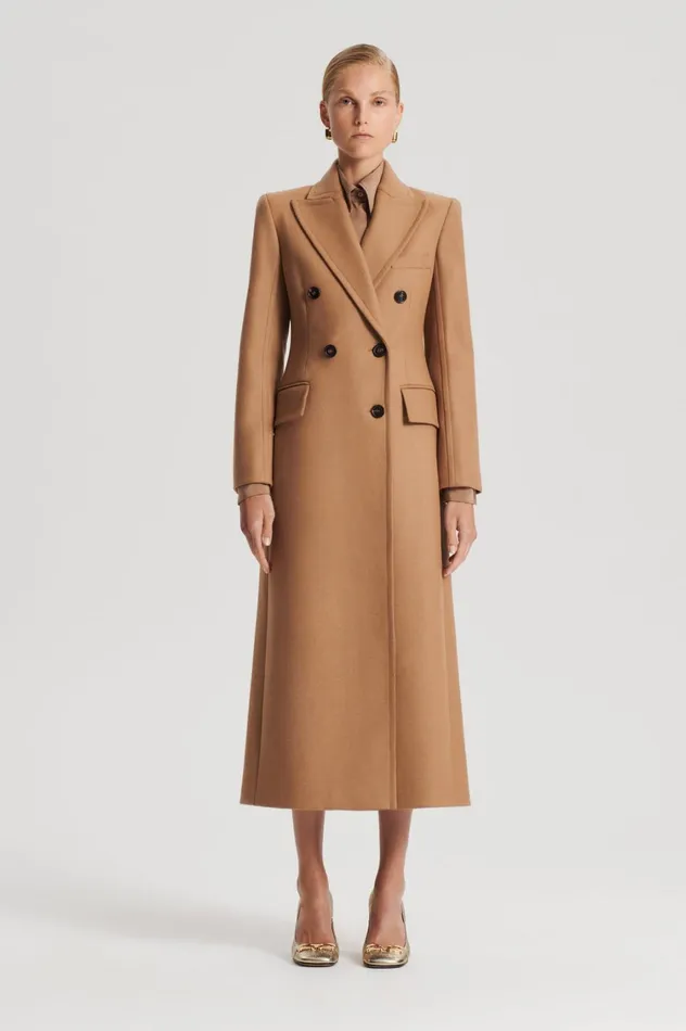 Coats Women Scanlan Theodore TAILORED COAT Camel