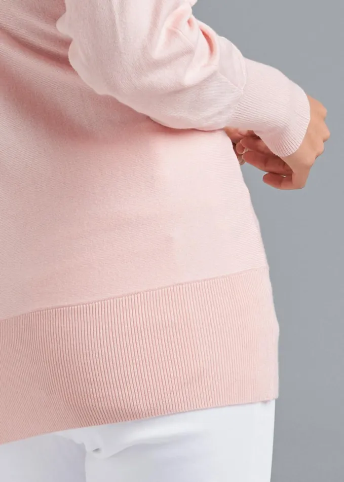 Coldshoulder Sweater Light Pink Women VENUS Sexy Sweaters