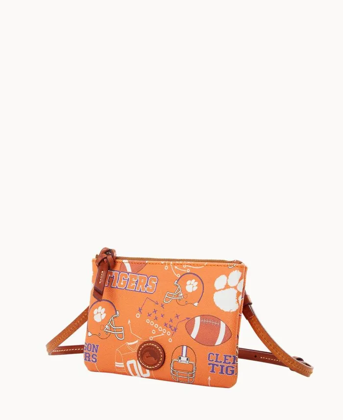 Collegiate Clemson Top Zip Crossbody Clemson Woman Dooney and Bourke Crossbodies Collegiate Clemson Top Zip Crossbody Clemson Woman Dooney and Bourke Crossbodies