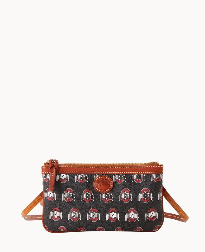 Collegiate Ohio State University Large Slim Crossbody Ohio State Woman Dooney and Bourke Crossbodies Collegiate Ohio State University Large Slim Crossbody Ohio State Woman Dooney and Bourke Crossbodies