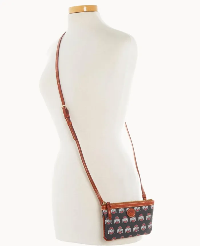 Collegiate Ohio State University Large Slim Crossbody Ohio State Woman Dooney and Bourke Crossbodies Collegiate Ohio State University Large Slim Crossbody Ohio State Woman Dooney and Bourke Crossbodies