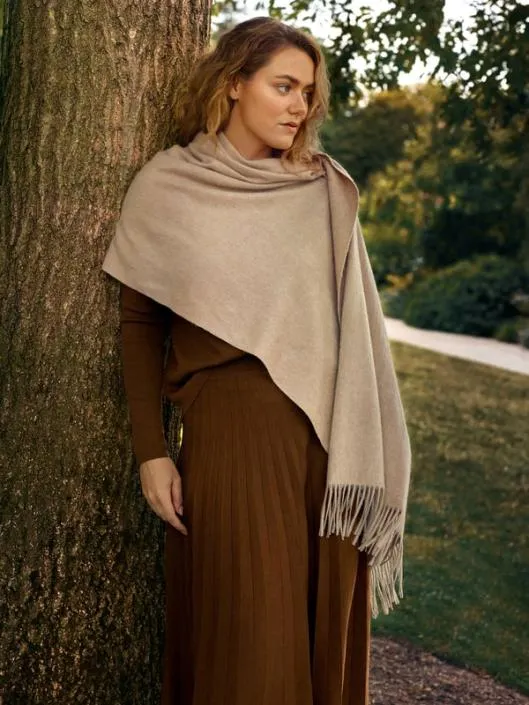 Collegiate Ultrafine Merino Wool Skirt Women Lilysilk Knitwear