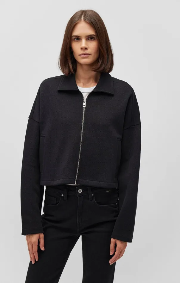 Cropped Full Zip Jacket Women Mavi Jeans Jackets Cropped Full Zip Jacket Women Mavi Jeans Jackets