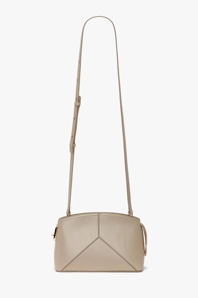 Crossbody Bags Women Victoria Beckham Victoria Crossbody In Taupe Leather