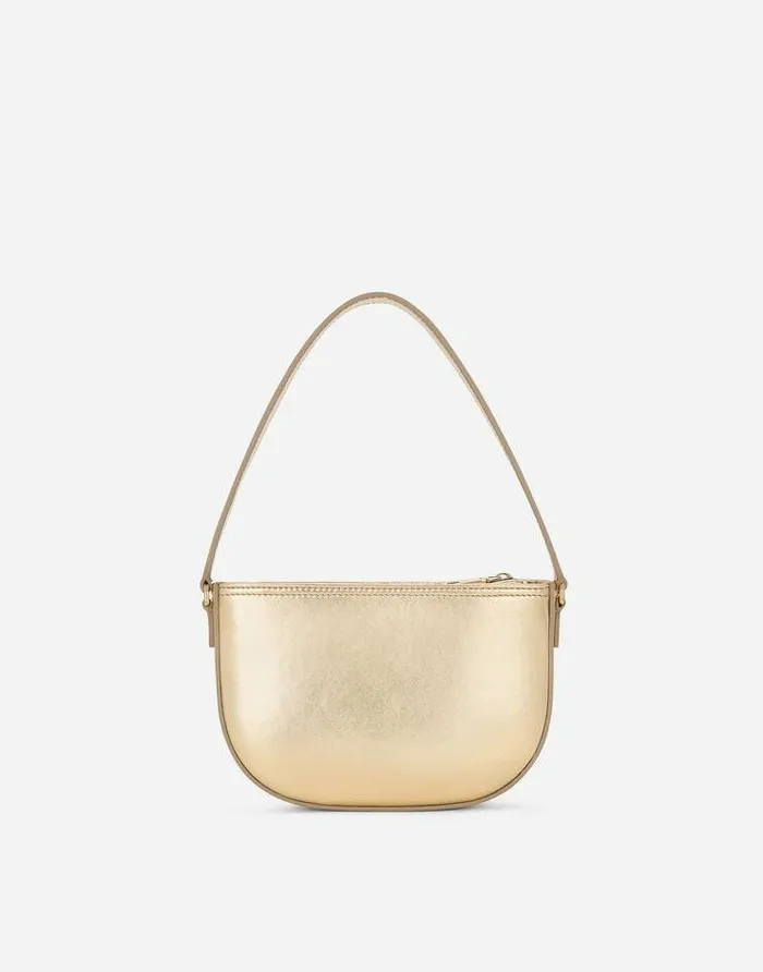Dolce and Gabbana Accessories Children Foiled Nappa Leather DG Girlie Handbag Gold Dolce and Gabbana Accessories Children Foiled Nappa Leather DG Girlie Handbag Gold